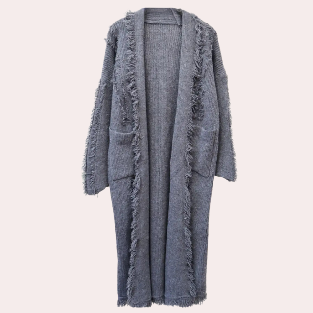 Raquela - Trendy Knitted Long Cardigan